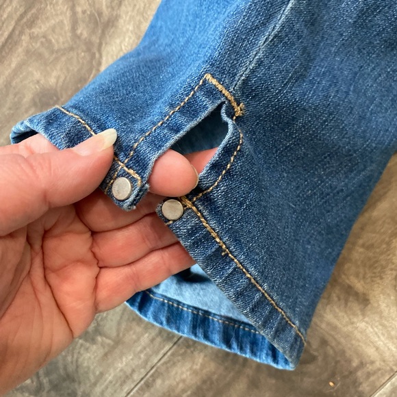 Gloria Vanderbild All-Around Slimming Effect Women Size 20 Blue Cropped Jeans - Picture 5 of 8